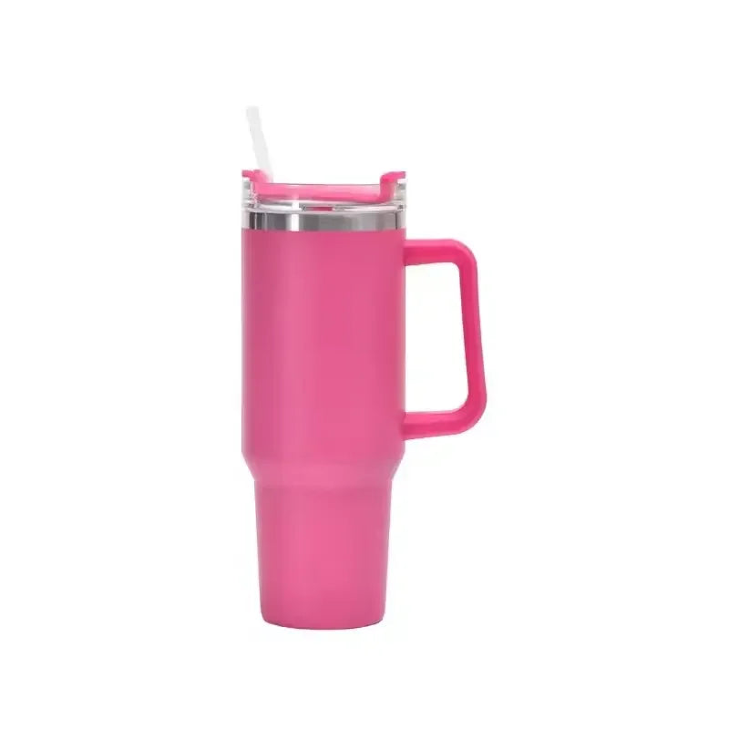 40Oz Giant Large Ice Water Bottle Cup Straw Handle Cute Portable Vacuum Coffee Cup for Home Use Free Sample Design for Children
