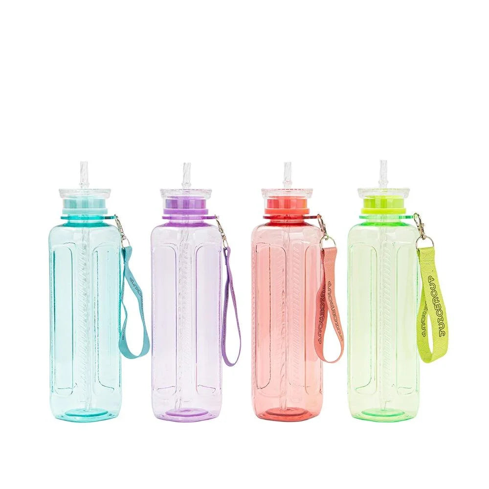 Wholesale Custom Drinking Bpa Free Cup Portable PC Plastic Water Bottle Tumbler with Straw