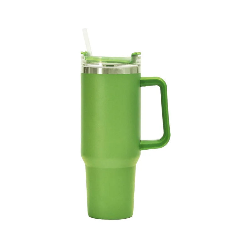 40Oz Giant Large Ice Water Bottle Cup Straw Handle Cute Portable Vacuum Coffee Cup for Home Use Free Sample Design for Children