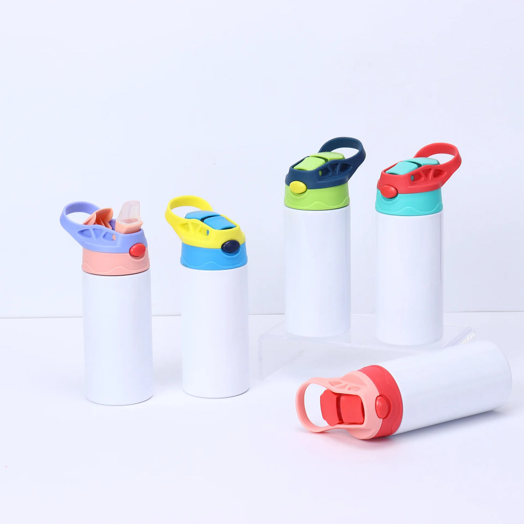 New Sublimation Vacuum Insulated Gift Cup 304 Stainless Steel Straight Portable Car Straw Outdoor Sports Water Cup