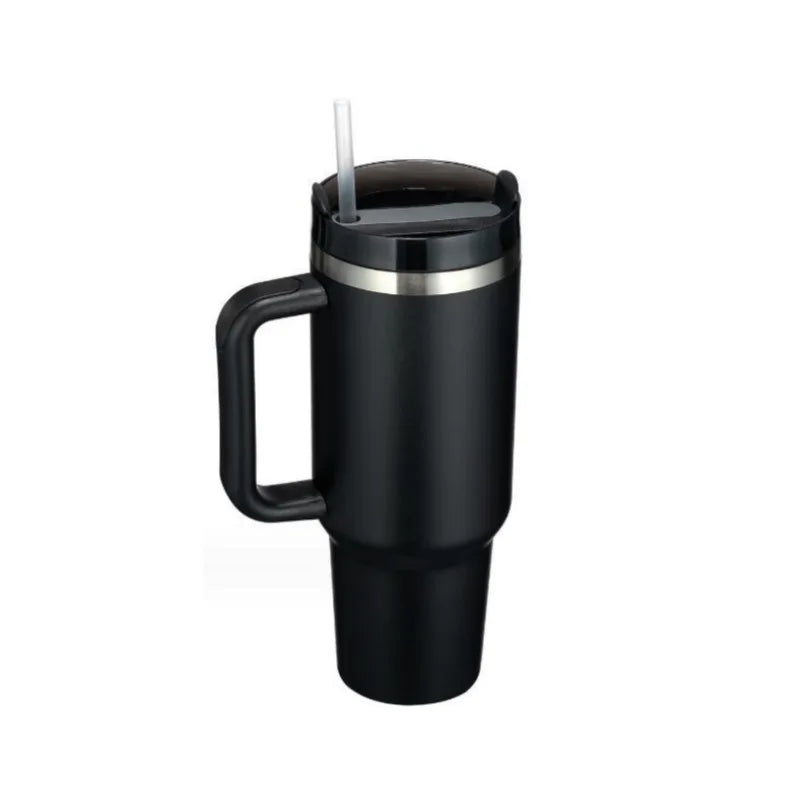 40oz H2.0 Stainless Steel Vacuum Insulated Tumbler with Lid and Straw for Water. Iced Tea or Coffee