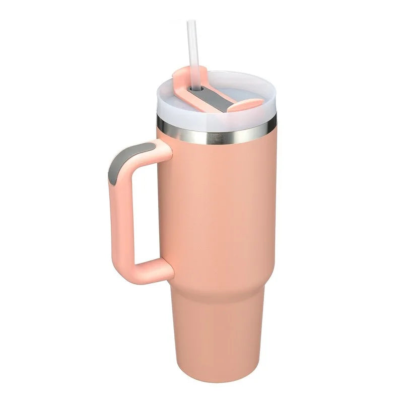 40oz H2.0 Stainless Steel Vacuum Insulated Tumbler with Lid and Straw for Water. Iced Tea or Coffee
