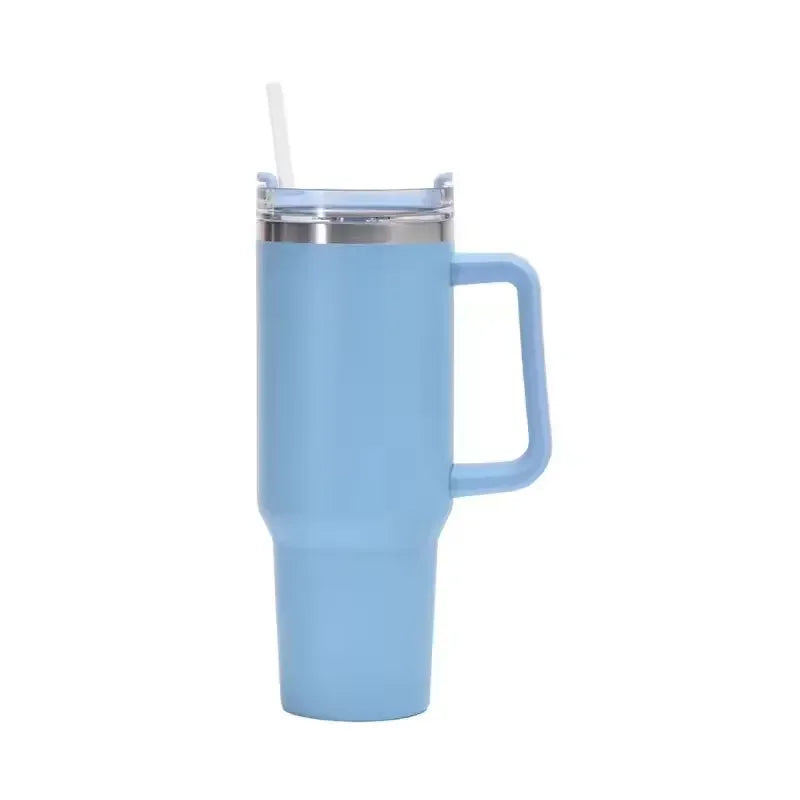 40Oz Giant Large Ice Water Bottle Cup Straw Handle Cute Portable Vacuum Coffee Cup for Home Use Free Sample Design for Children