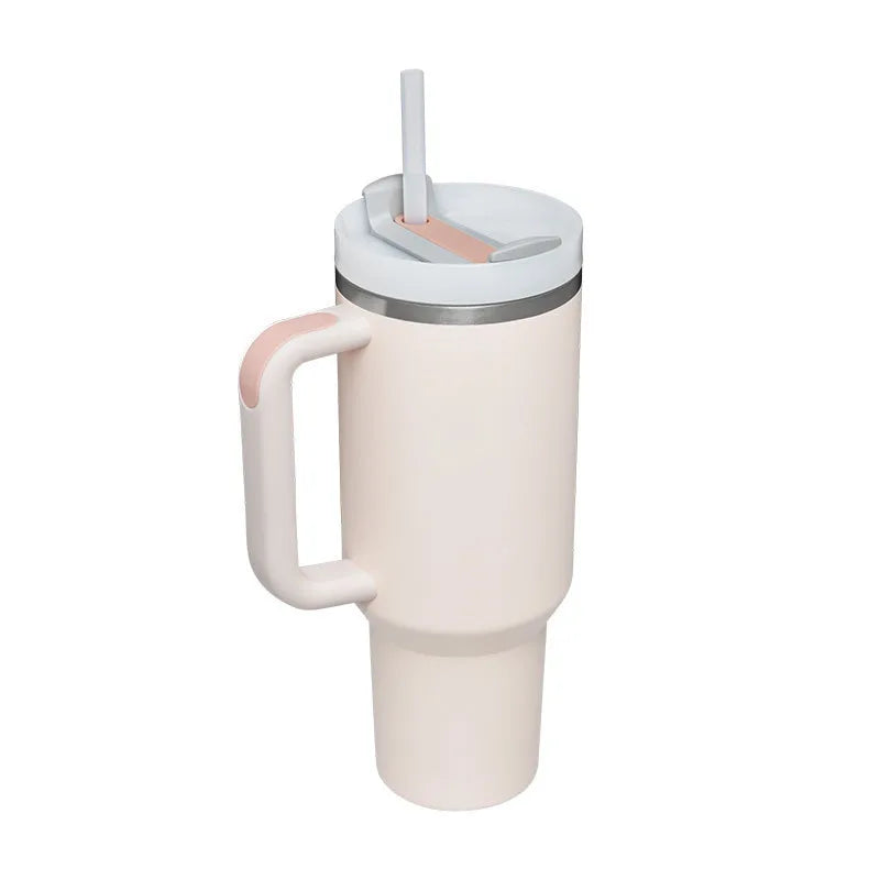 40Oz Giant Large Ice Water Bottle Cup Straw Handle Cute Portable Vacuum Coffee Cup for Home Use Free Sample Design for Children