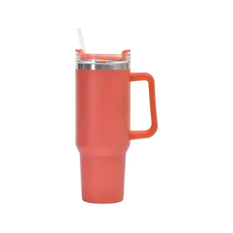 40Oz Giant Large Ice Water Bottle Cup Straw Handle Cute Portable Vacuum Coffee Cup for Home Use Free Sample Design for Children