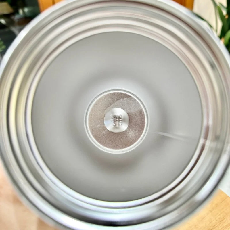 New Insulated Cup Stainless Steel Water Cup Simple Portable Handle Cup Wholesale Sport Bottle Customization Logo