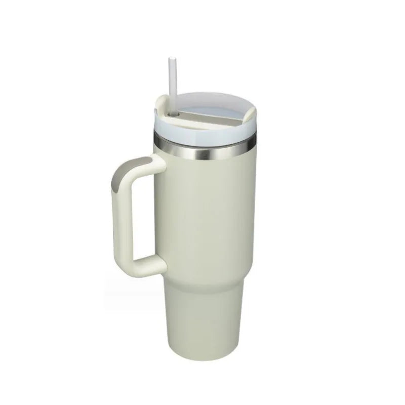 40oz H2.0 Stainless Steel Vacuum Insulated Tumbler with Lid and Straw for Water. Iced Tea or Coffee