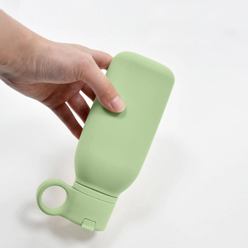 Eversoul Food Grade Non Toxic Drinkware Outdoor Kids Straw Cup Food Grade Silicone Creative Portable Sports Water Bottle