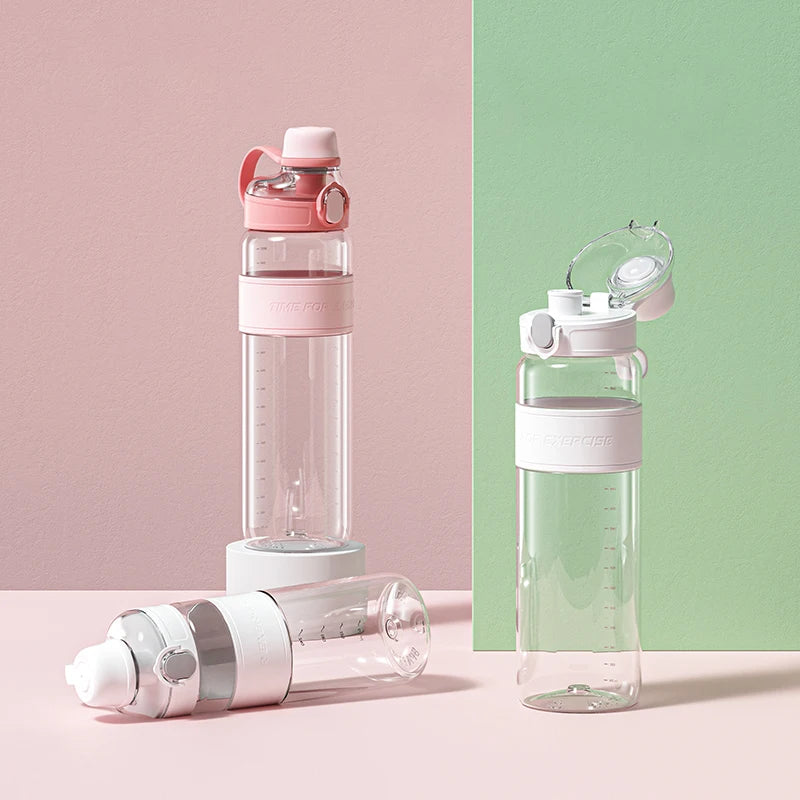 2021 New Large Capacity Sports Water Cup. Fitness Water Bottle for Men and Women. Outdoor Climbing Multi-functional Straw Water