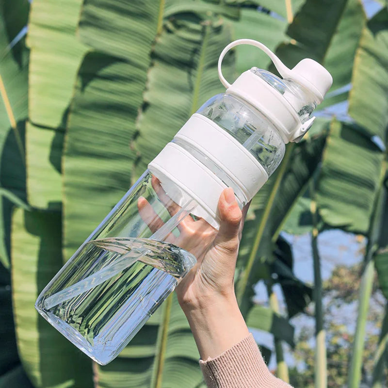 2021 New Large Capacity Sports Water Cup. Fitness Water Bottle for Men and Women. Outdoor Climbing Multi-functional Straw Water